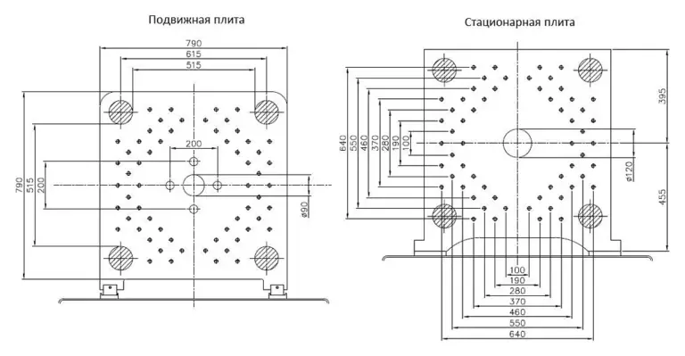 Чертеж Термопластавтомат с сервоприводом, серии Servo 230E